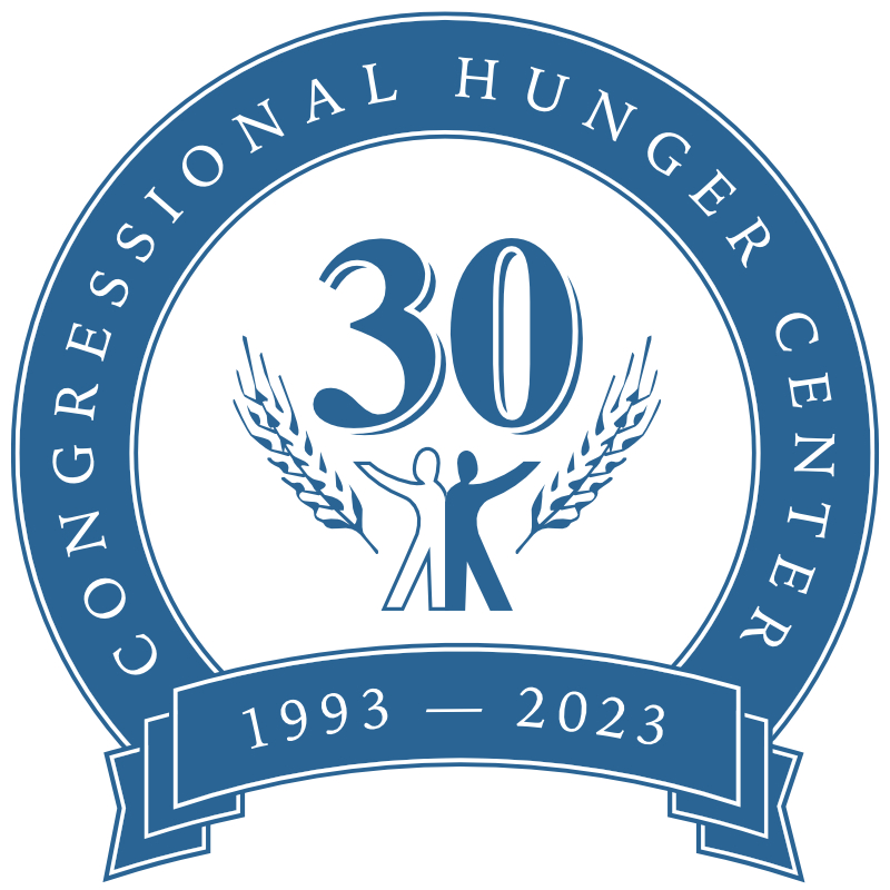 Hunger Center 30th Anniversary Logo